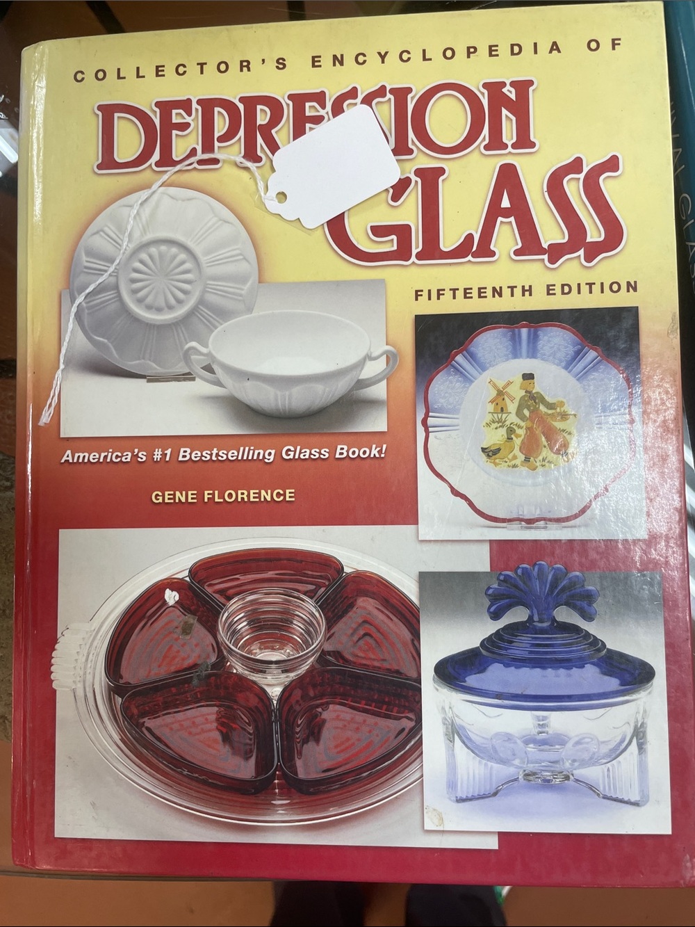 Collector's Encyclopedia of Depression Glass - Yellow & Red Cover